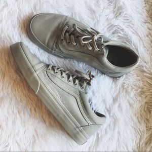 Grey Glitter Vans Old Skool